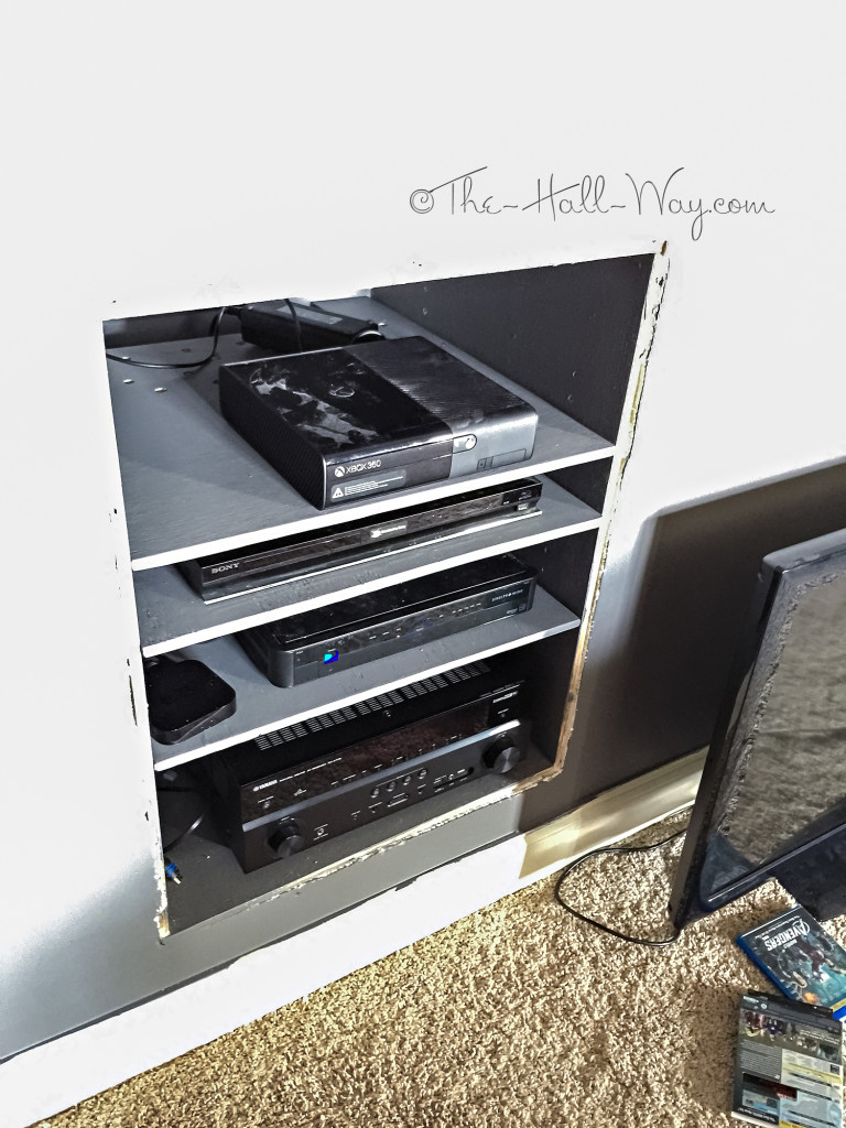 DIY Theater Electronics Cabinet